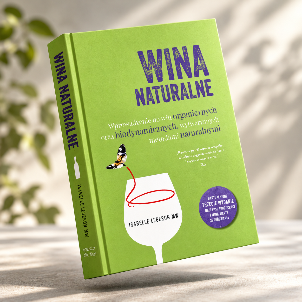 Wina naturalne Isabelle Legeron MW – okładka książki