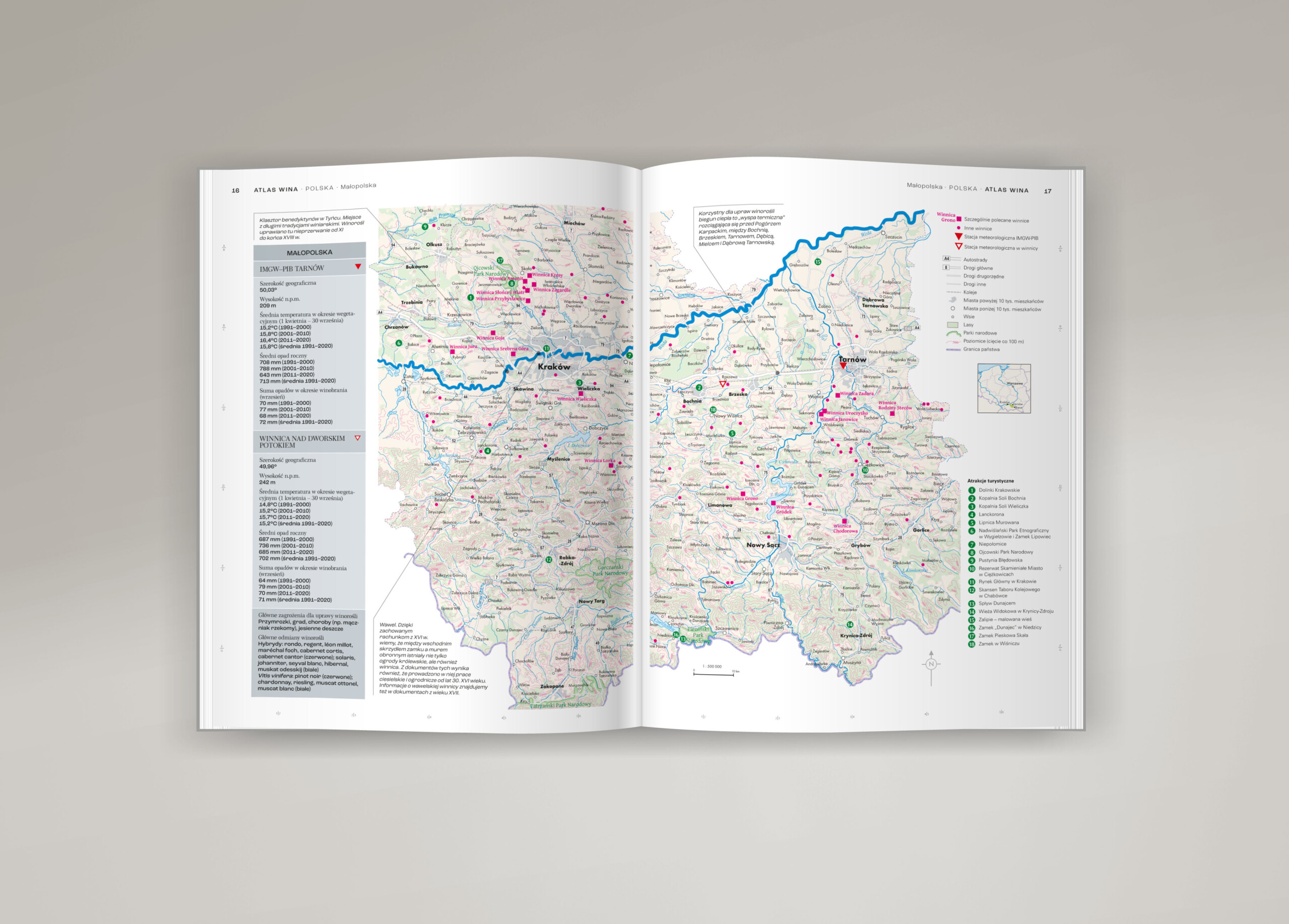Winiarska Polska: atlas + mapa ZESTAW! - obrazek 4